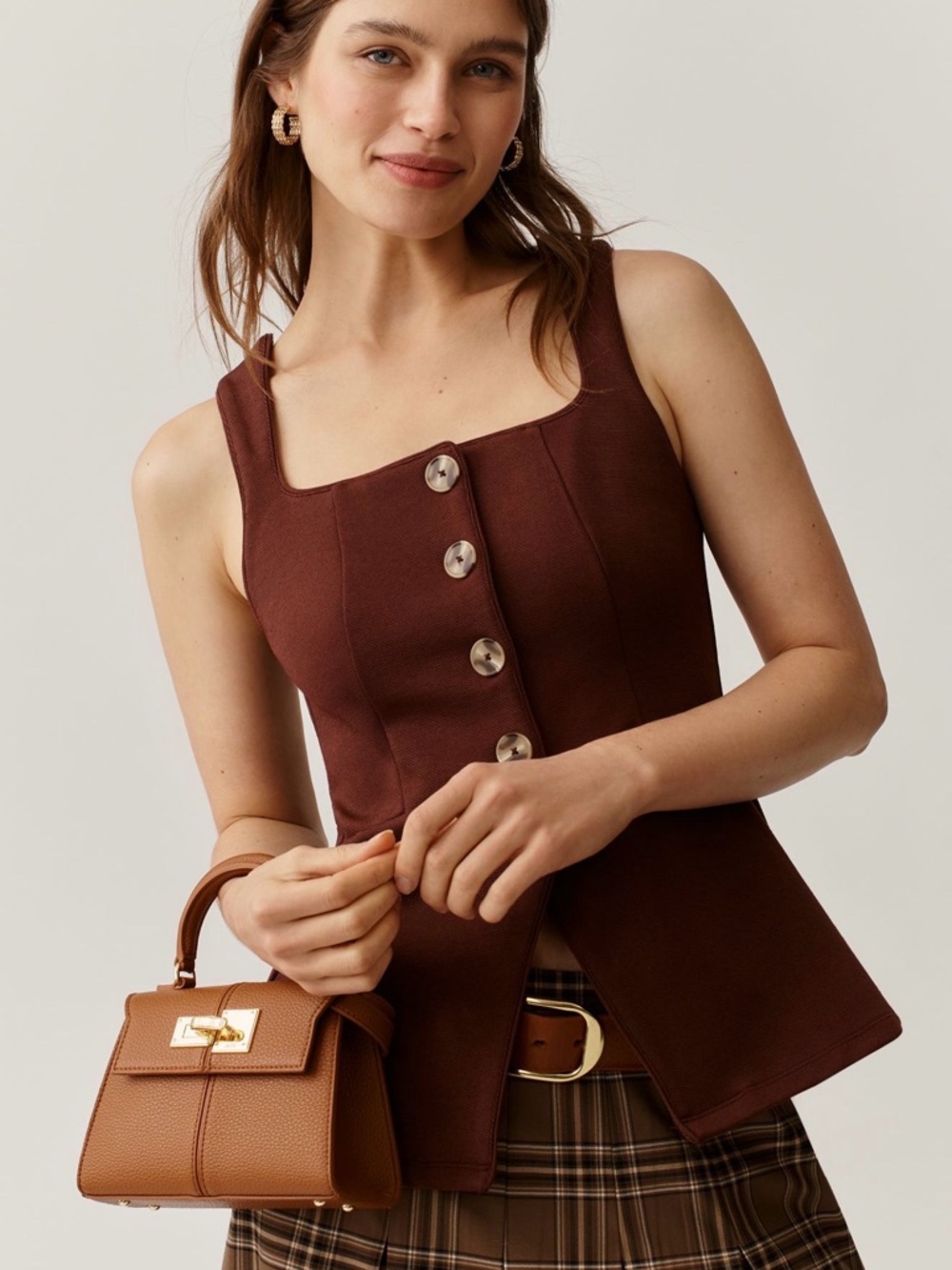 NWT Anthropologie Maeve Structured Longline Vest